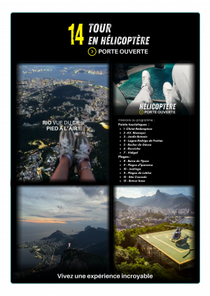 Tour En HÉLICOPTÈRE <br> PORTE OUVERTE !