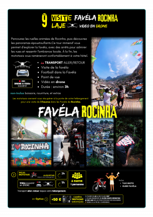 Visite favéla <br> Rocinha + Drone