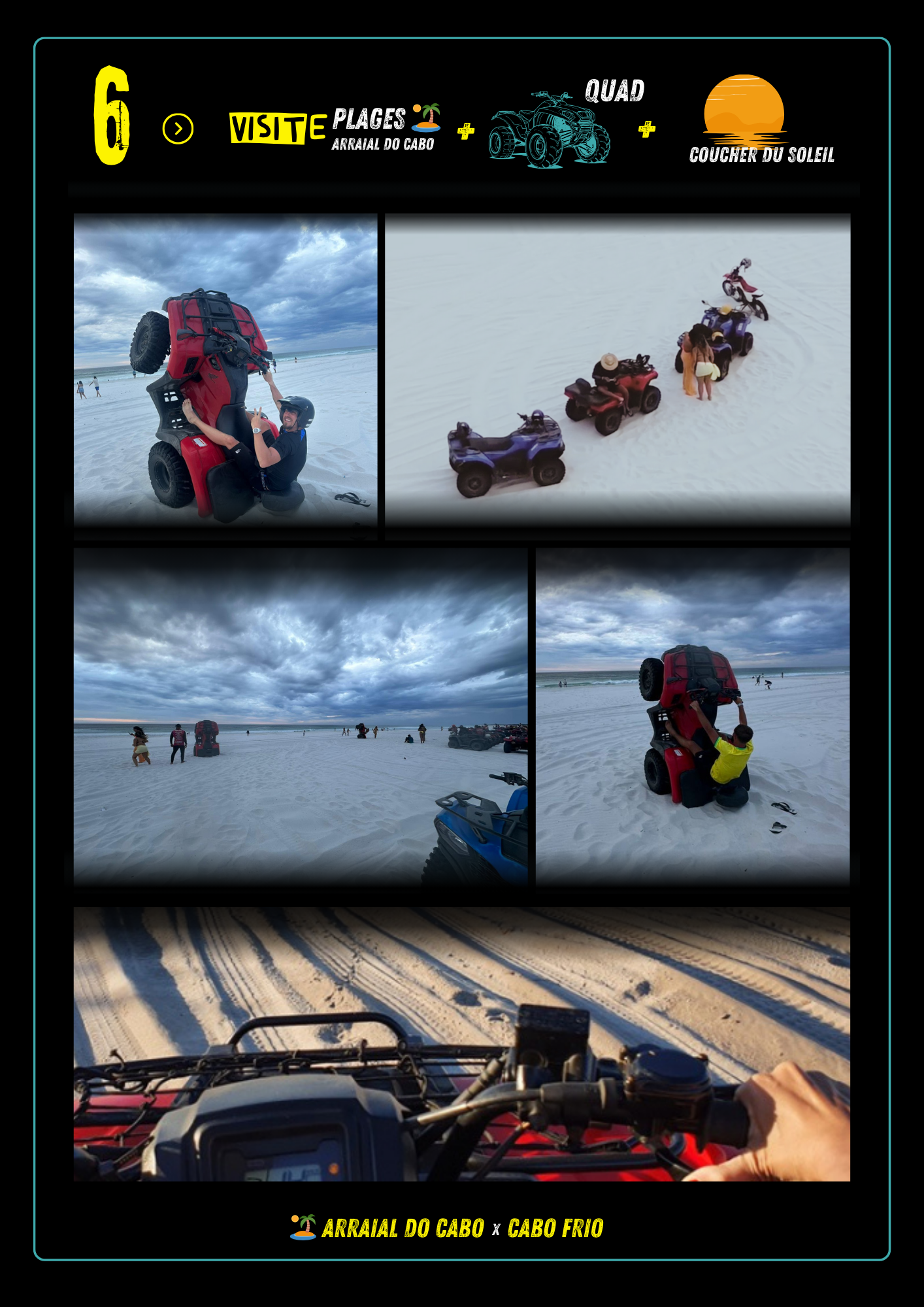 QUAD + Visite <br> & Coucher de soleil
