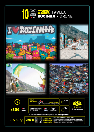 Visite favéla <br> Rocinha + Drone