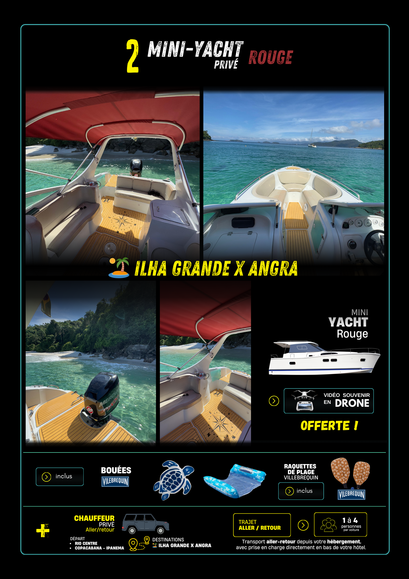 mini-YACHT Privé - Rouge