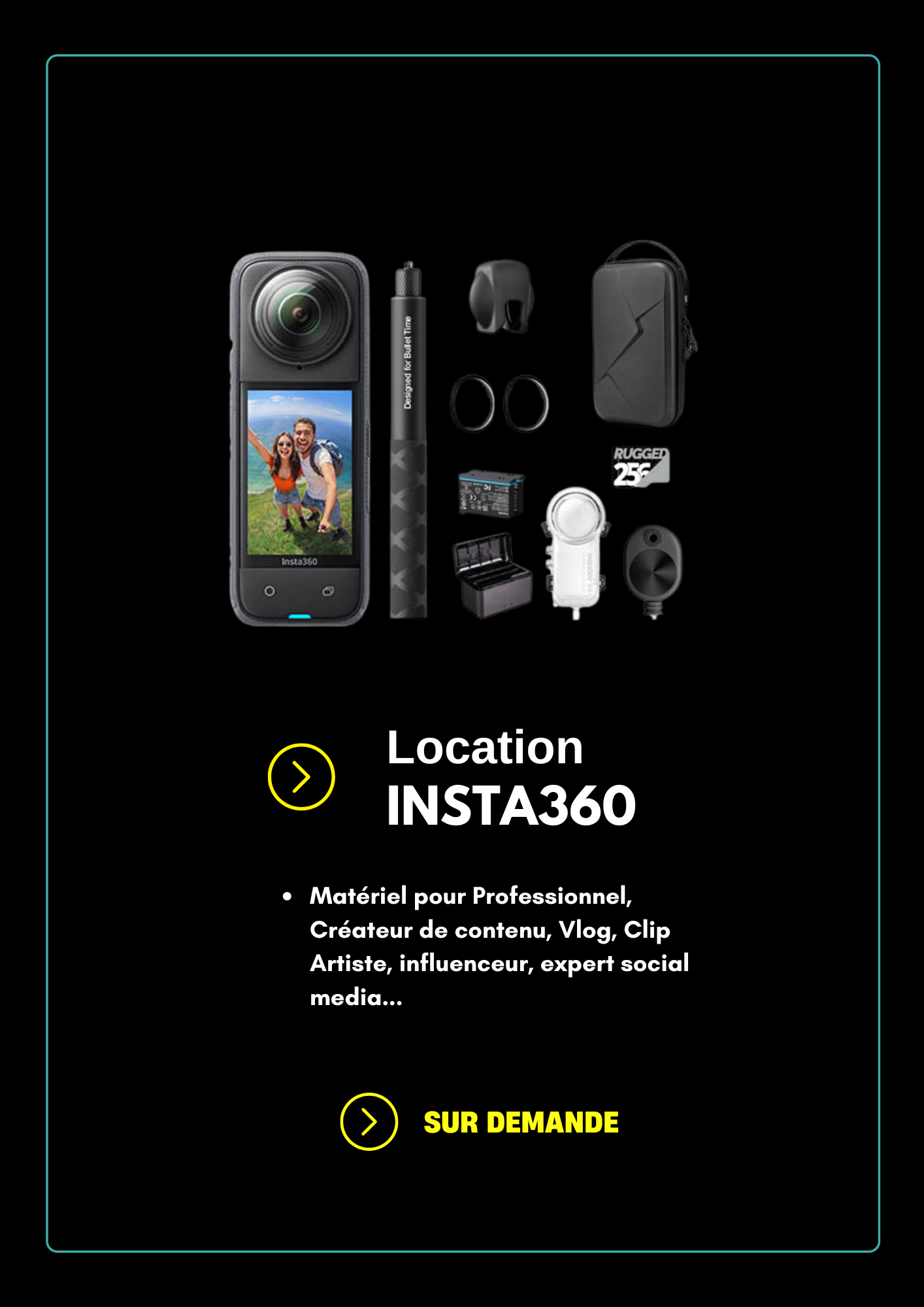 Caméra Insta360 °