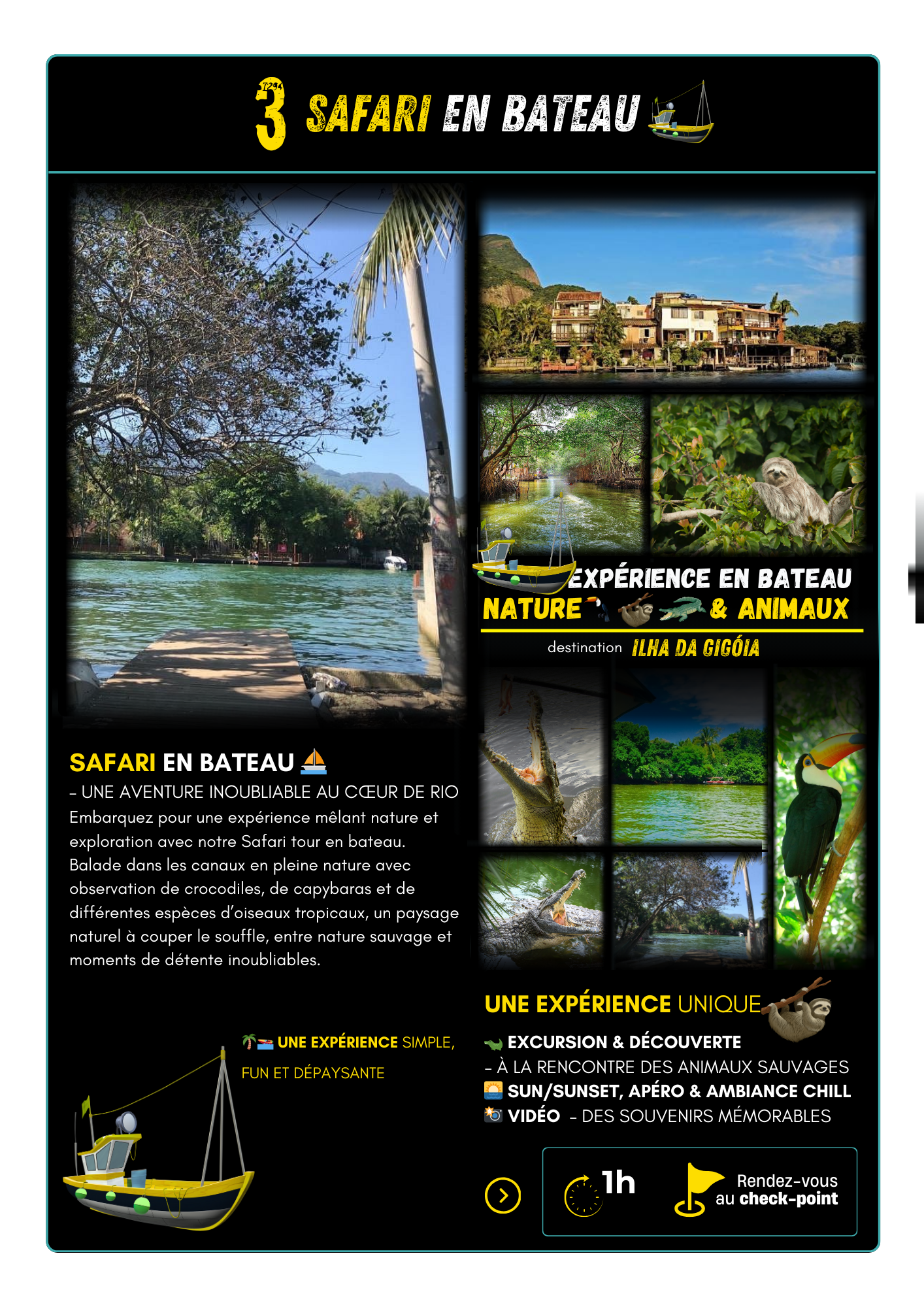 SAFARI <br> Yacht privé + Jetski