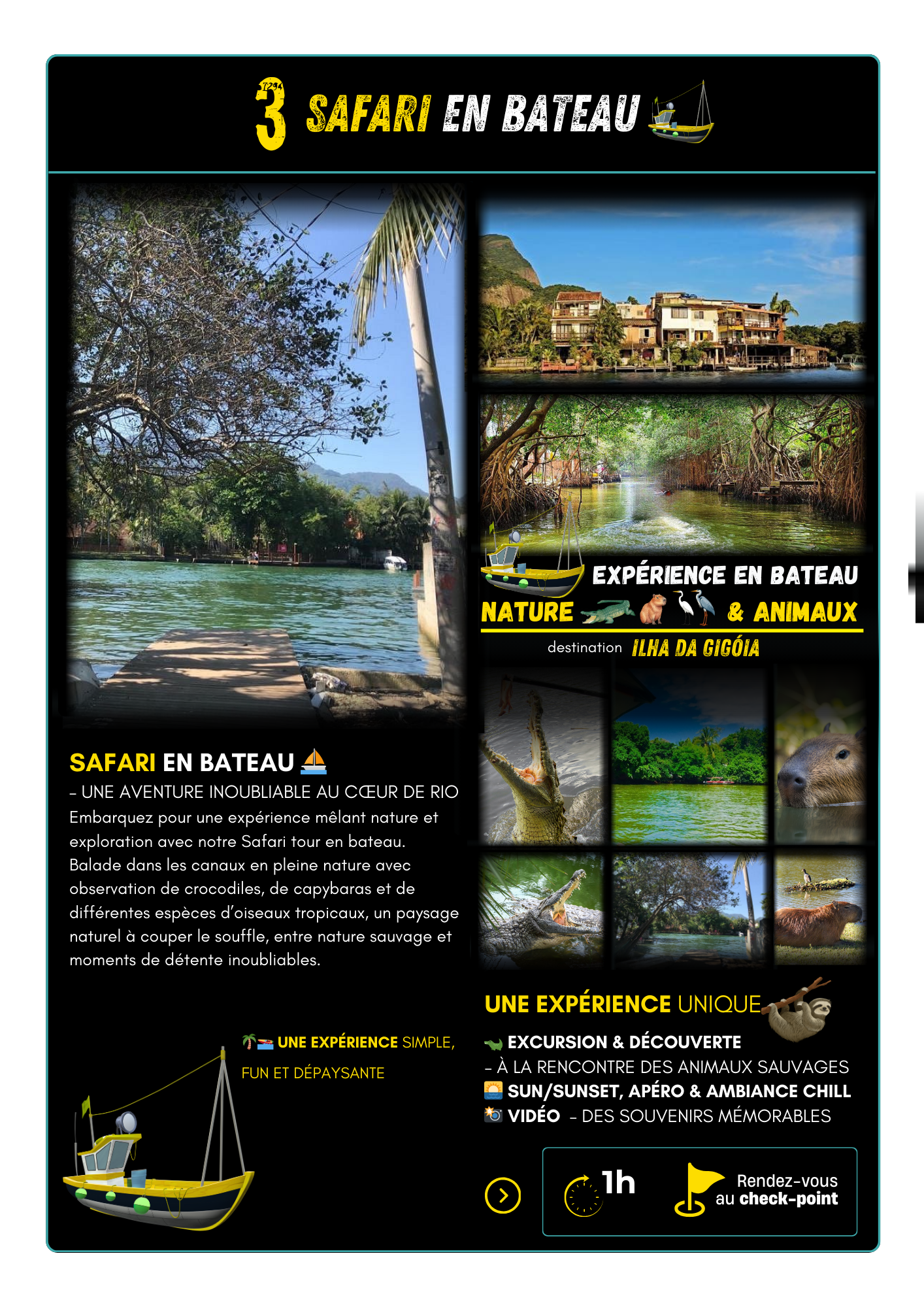 SAFARI <br> Yacht privé + Jetski